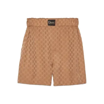 GUCCI Casual Shorts Women's Camel
