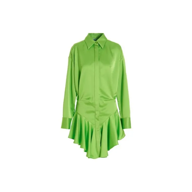 The Attico Candice Asymmetric Mini Dress-0