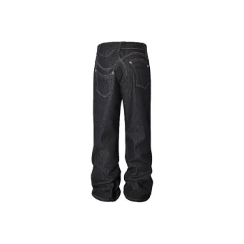 YADcrew Jeans Unisex Blue