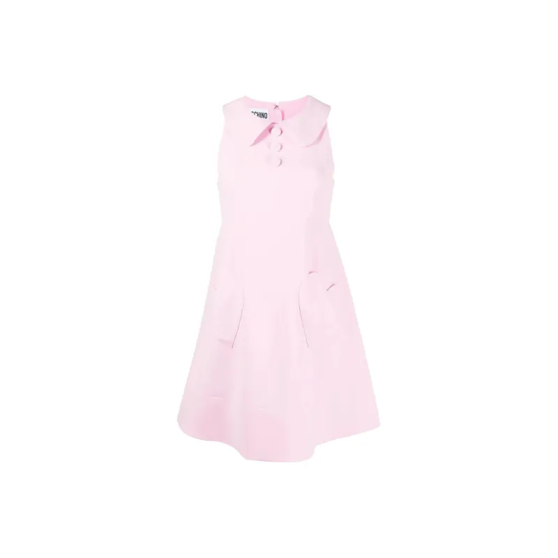 MOSCHINO Sleeveless Dresses Women's Pink-0