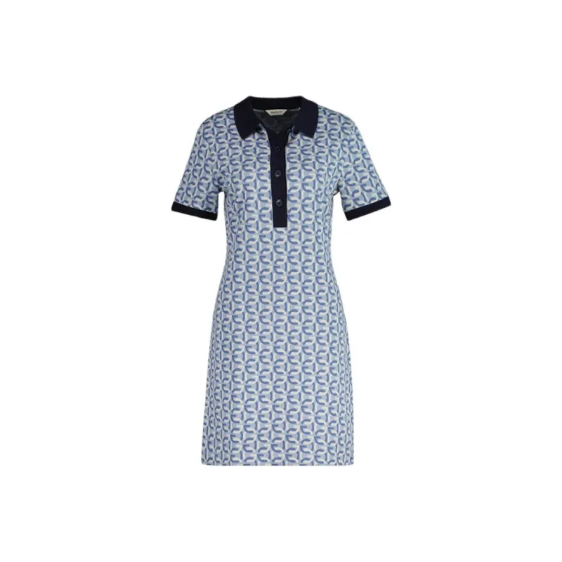 GANT Short Sleeved Dress Women's Blue-0