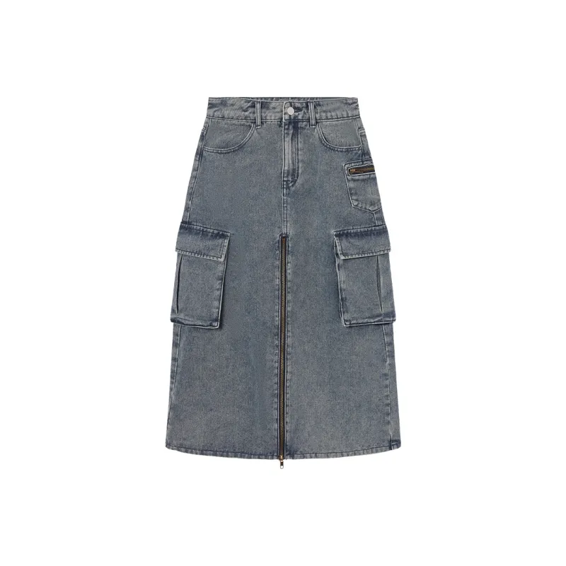 EPTISON WOMAN Denim Long Skirts Women's-0