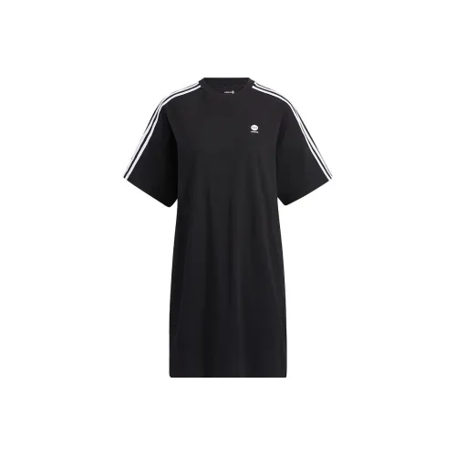 Adidas Neo Short Sleeved Dresses Women's Black