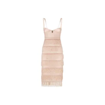 FENDI Sleeveless Dresses Women's Pink