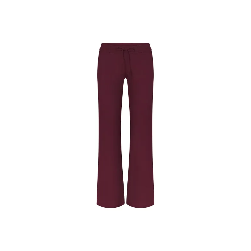 Skims Soft Lounge Drawstrlng Pant Casual Pants Women's Maroon/Chestnut-0