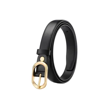 Youyoulan Cow Split Leather Belts Women's Width 2.3CM