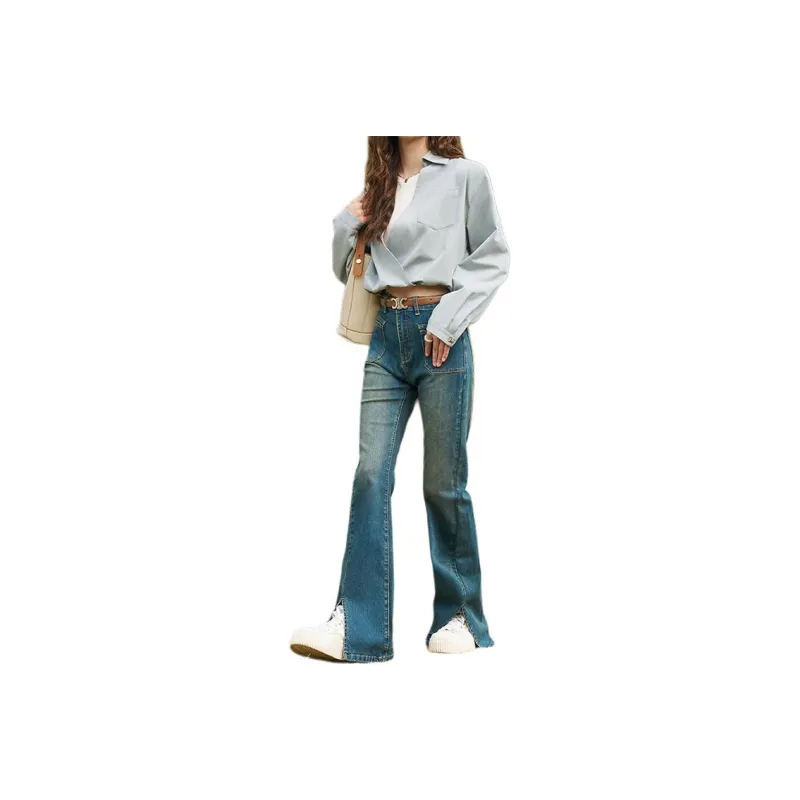 MISHOW Jeans Women's Denim Blue-0