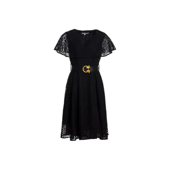 BESIONIA Short Sleeved Dresses Women's Black