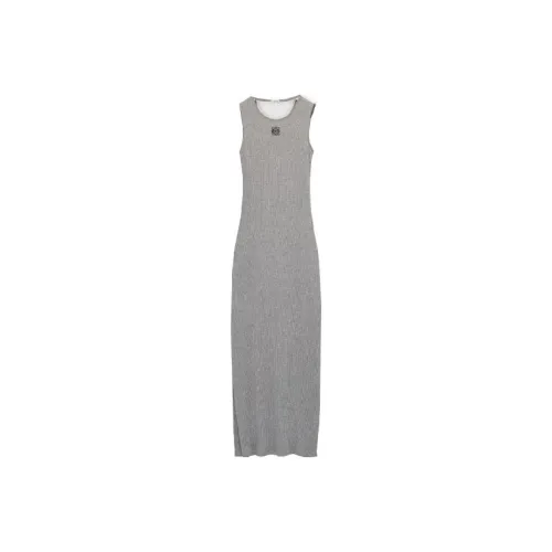 LOEWE Sleeveless Dresses Women's Gray