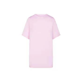 SKIMS SLEEP T-SHIRT MINI DRESS Short-Sleeved Dresses Women's CHERRY BLOSSOM/Cherry Blossom