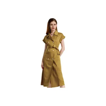 NINE WEST Short Sleeved Dresses Women's Green Avocado