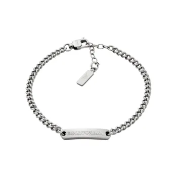 EMPORIO ARMANI Stainless Steel Bracelets Men's Silver