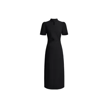 THE SEA LIFE Short Sleeved Dress Women's Black Mage