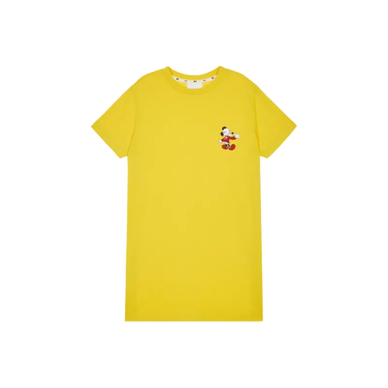 MLB x Disney Short Sleeved Dress Women's Yellow-0