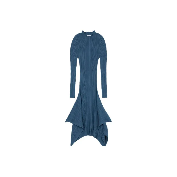 KENZO Long-Sleeved Dresses Women's Blue-0
