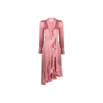 Zimmermann Ruffle-trim Silk Dress