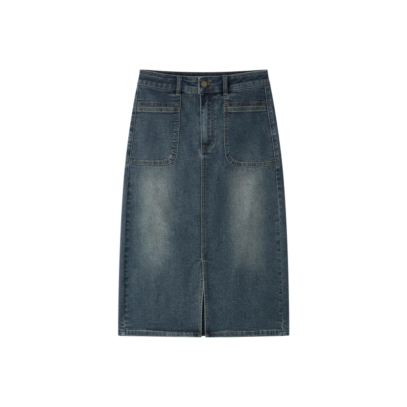 SEM/R Denim Long Skirts Women's-0