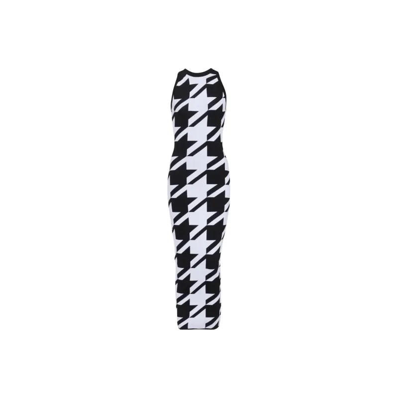 BALMAIN Sleeveless Dresses Women's Black-0