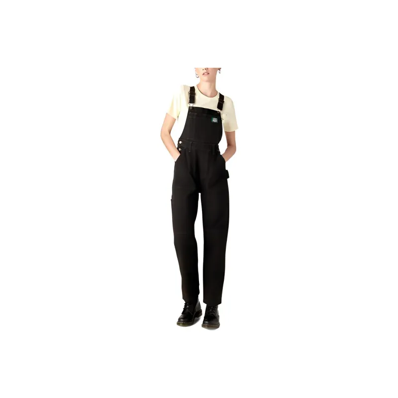 Jameson X Dickies Overalls Women's Washed Black-0