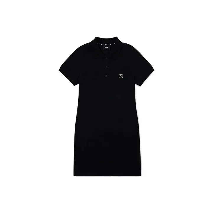 MLB Short Sleeved Dresses Women's Black-0