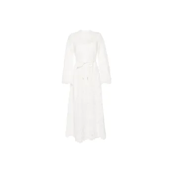 Zimmermann Ottie Broderie Anglaise Midi Dress