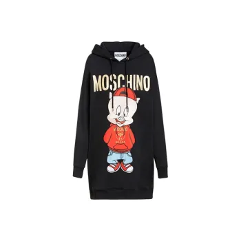 MOSCHINO Long Sleeved Dresses Women's Black