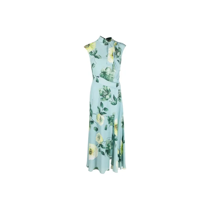 PINKO Short Sleeved Dresses Women's Green-0