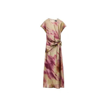 ZARA Short Sleeved Dresses Women's Multicolor