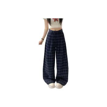 Flowers In Water Casual Pants Women's Blue