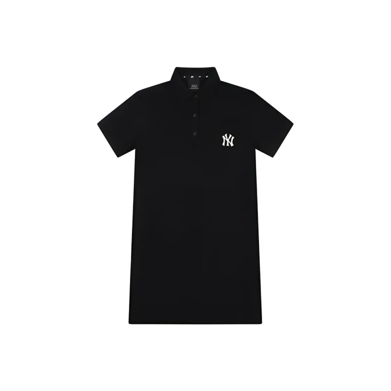 MLB Short Sleeved Dresses Women's Black-0