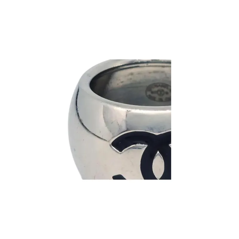 CHANEL Silver Plated Rings Women's Silver-2