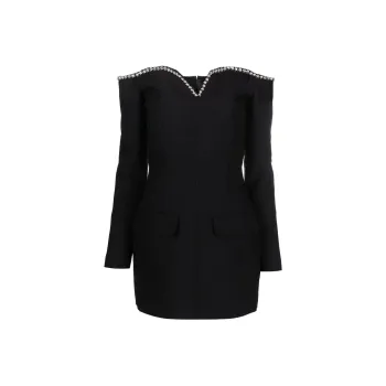 MSGM Long Sleeved Dresses Women's Black