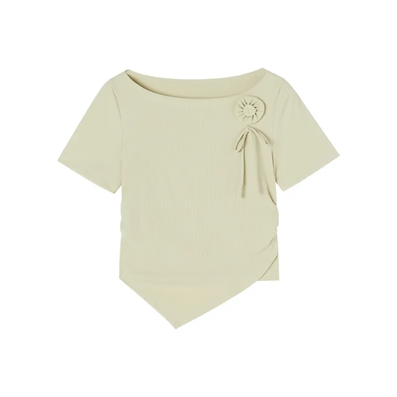XIANGYING T Shirts Women's Fruit Green-0