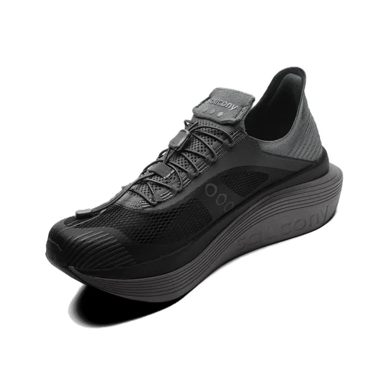 Saucony ENDORPHIN ELITE 2 Anti Slip Wear Resistant Low Top Casual Running Shoes Unisex Black-2