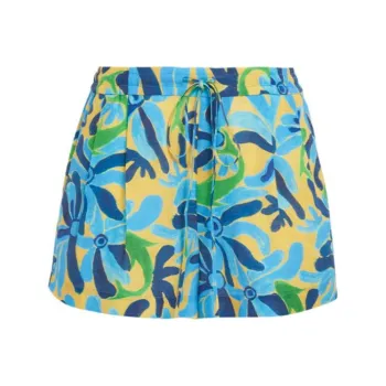 MARNI Abstract Printed Drawstring Shorts
