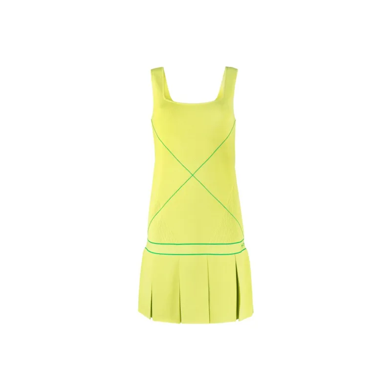 Bottega Veneta Logo Embroidered Sleeveless Tennis Dress-0