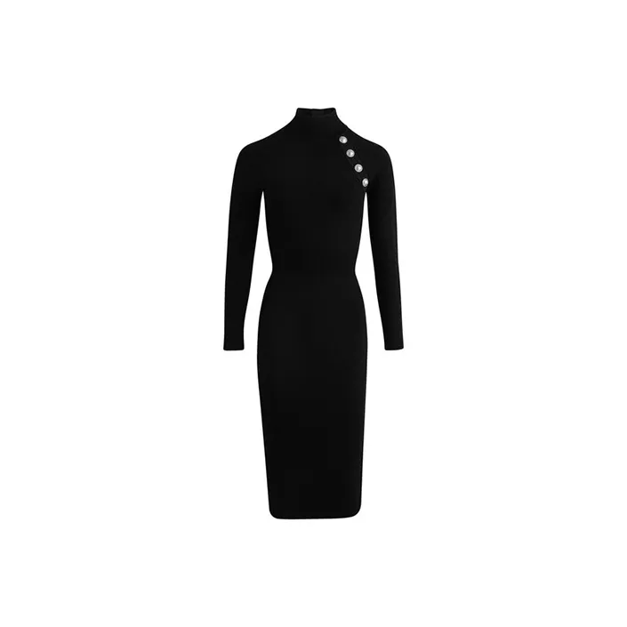 BALMAIN Long-Sleeved Dresses Women's Black-0