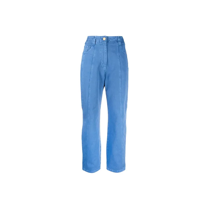 ALBERTA FERRETTI Tapered Pants Jeans Women's Blue-0