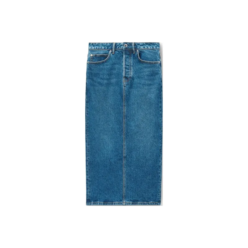 Alexander Wang Denim Midi Skirt-0