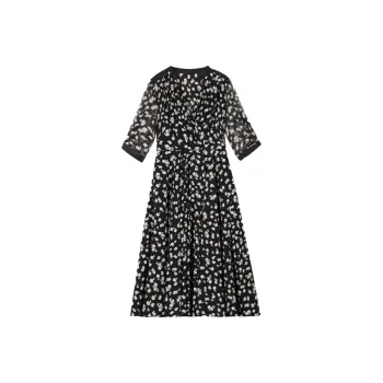 Mapping Short Sleeved Dresses Women's Black