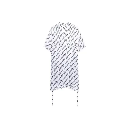 Balenciaga SS22 Short Sleeved Dresses Women's White