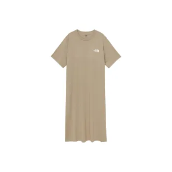 THE NORTH FACE W’S ANY BRA DRESS Short-Sleeved Dresses Women's Ecru