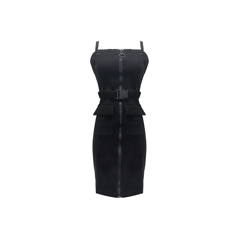 FOREVER 21 Sleeveless Dresses Women's Black-0