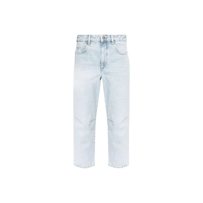 ISABEL MARANT ETOILE Janet Cropped Jeans-0