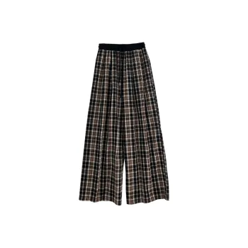 Fuccykee Casual Pants Women's Plaid