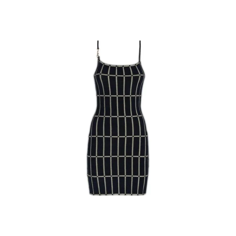 Jacquemus Sleeveless Dresses Women's Blue White-0