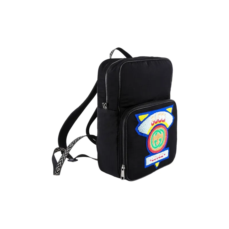 GUCCI Nylon Backpack Men's Black-1