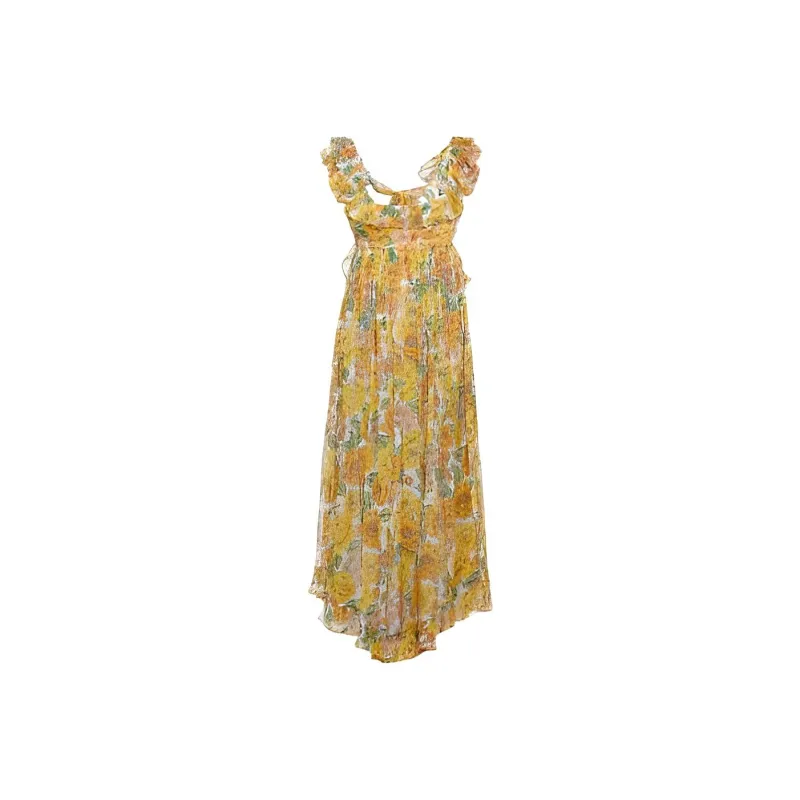Zimmermann Sleeveless Dresses Women's Yellow-0