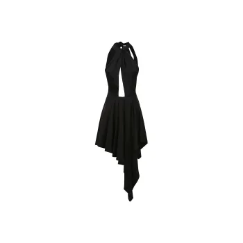 Stella McCartney Cut Out Sleeveless Asymmetric Dress