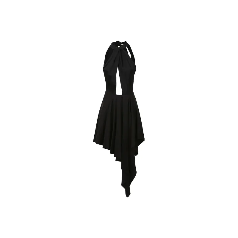 Stella McCartney Cut Out Sleeveless Asymmetric Dress-0
